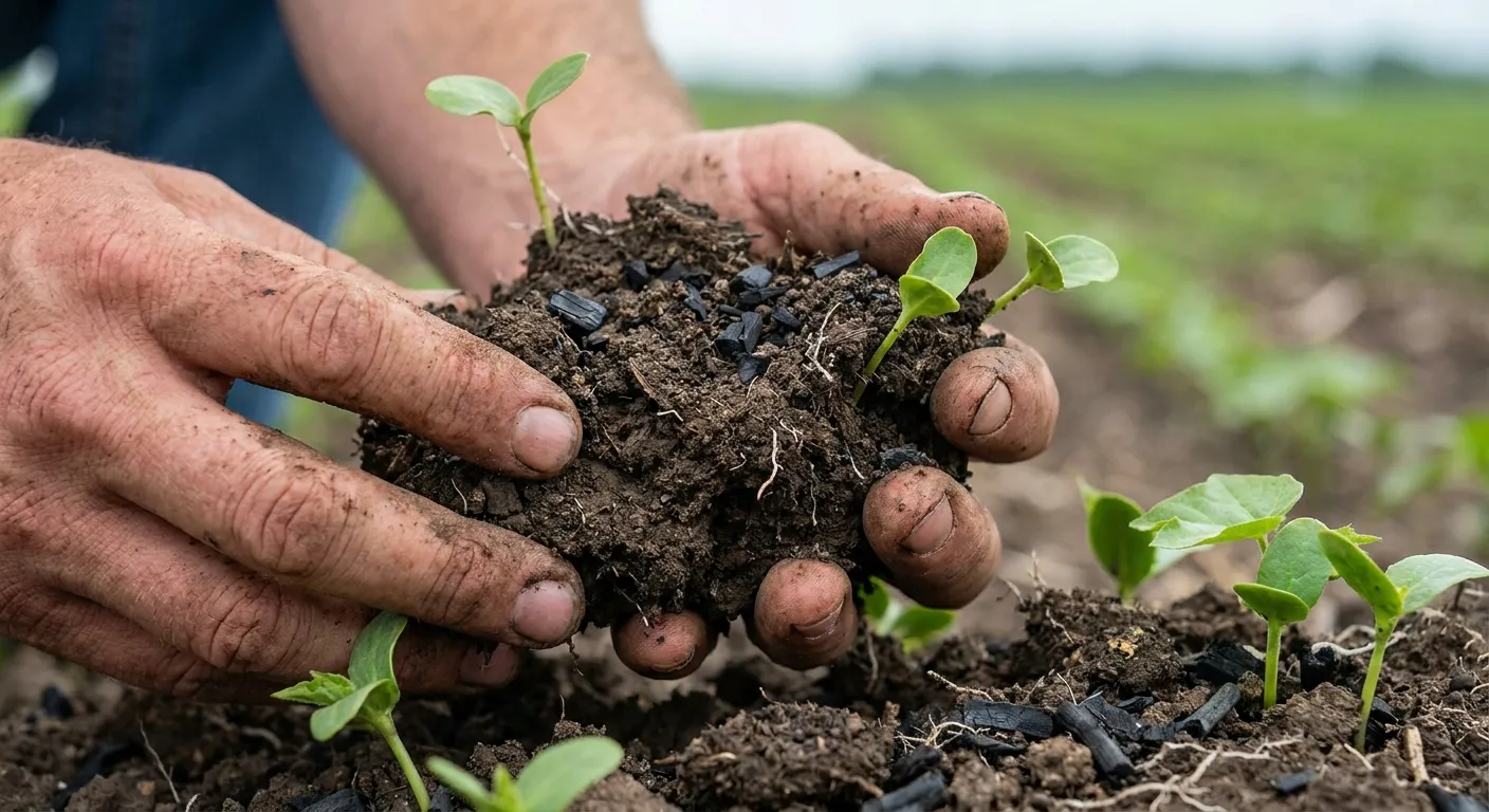 soil testing and biochar application in regenerative cotton farming for scope 3 emissions measurement