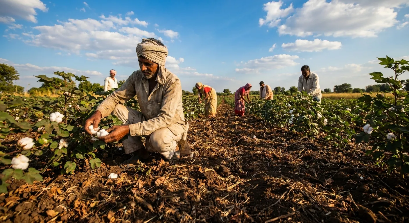 regenerative cotton farming in India as part of a fashion brand net zero roadmap supply chain intervention