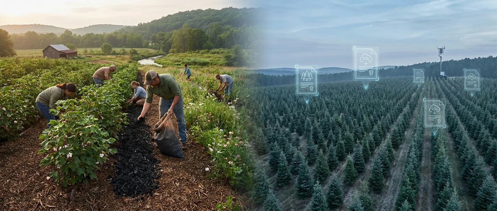 carbon insetting vs carbon offsetting comparison for textile supply chains