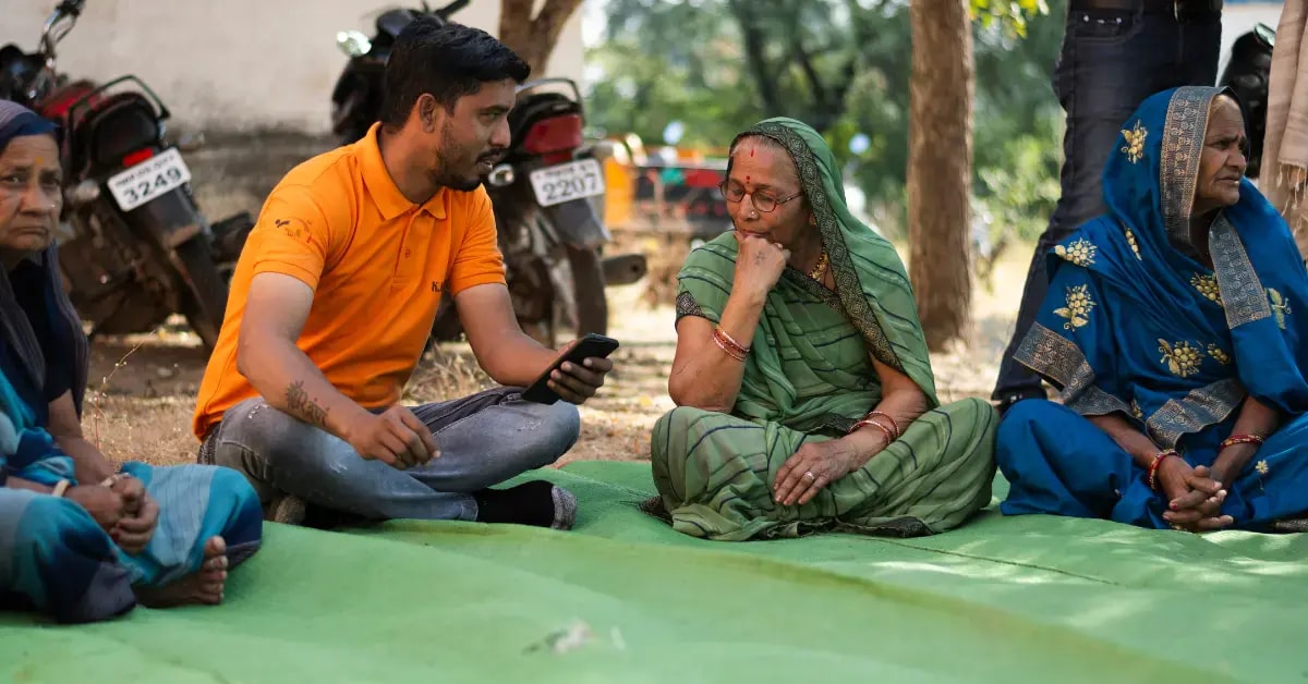 Farmers preparing organic inputs at home